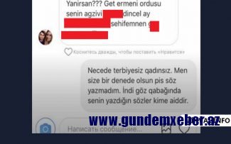 Kosmetoloq Elnarə Rzayevadan əxlaqsız sözlər – “Sənin ağzını…” – FOTOFAKT