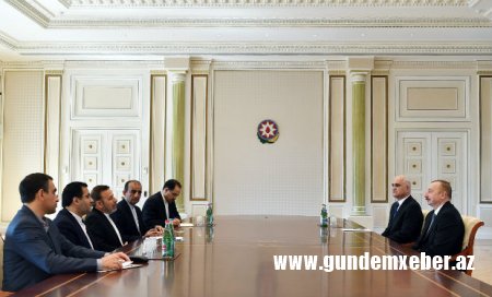 İlham Əliyev İranın PA rəhbərini qəbul etdi — YENİLƏNİB