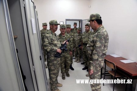 Cəbhə bölgəsində Raket və Artilleriya Qoşunlarının hərbi hissəsinin açılışı olub - FOTOLAR
