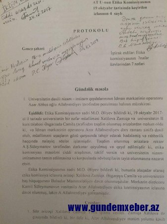 TEXNOLOGİYA UNİVERSİTETİNİN ƏMƏKDAŞI PREZİDENTƏ MÜRACİƏT ETDİ!