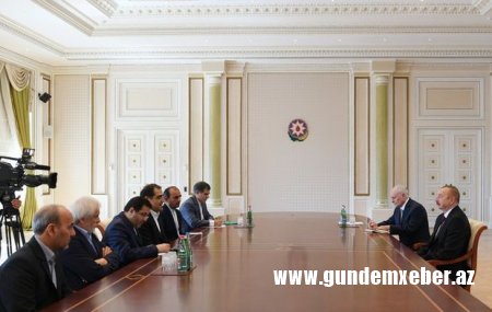 İlham Əliyev iranlı naziri qəbul edib