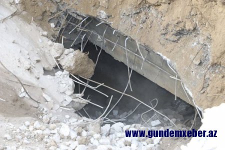 Cəlil Məmmədquluzadə küçəsində yolun çökməsinin səbəbi açıqlanıb