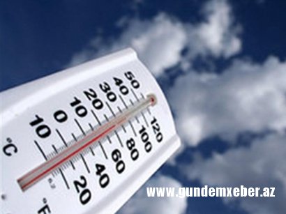 Sabahdan havanın temperaturu yüksələcək