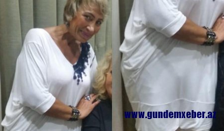 Əməkdar artistin alt paltarı göründü - Foto