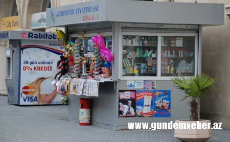 Bakıda qəzetsiz, saqqız, çipsi satılan köşklərdən-  Reportaj