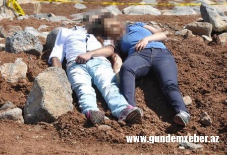 Subay oğlanla sevgili olan boşanmış qadının asılmış meyitləri tapıldı