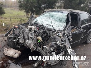 Bakıda yol qəzası baş verib, ölən var