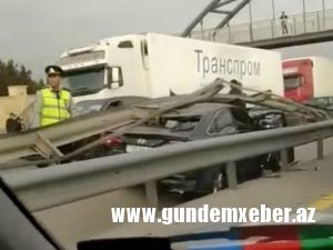 Bakı-Sumqayıt yolunda ağır qəza: ölən var