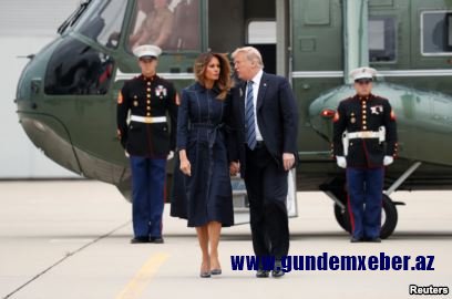 Melaniya Tramp həyat yoldaşını sevdiyini deyib