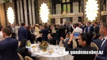 Paşinyan dövlət başçıları ilə Azərbaycan MAHNISINA OYNADI - VİDEO