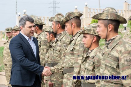 İnam Kərimov Cocuq Mərcanlıda - FOTO