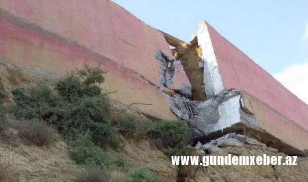 Nazirlik: Badamdar sürüşmə zonasında xırda uçqun prosesləri davam edir