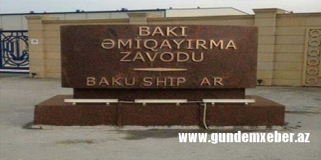 “Bakı Gəmiqayırma Zavodu” ilə bağlı qalmaqallı fotonu çəkən məmur oğlu imiş (FOTO)