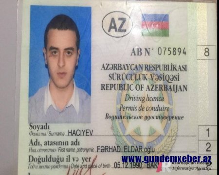 Bakıda DYP 300 minlik maşında gəzən AZAL-ın vitse-prezidentinin oğlunu sərxoş halda saxladı