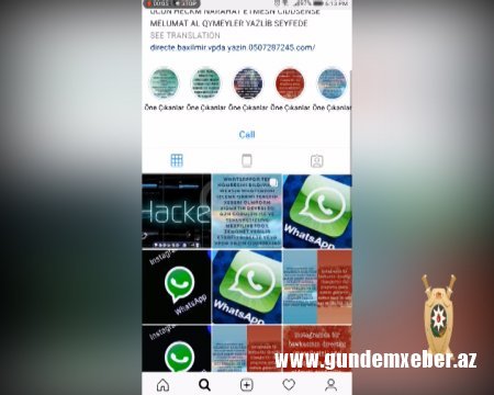 “İnstagram” sosial şəbəkəsində universitetlərə qəbul imtahanlarında keçid balının qaldırılması və bu kimi uydurma xidmətlər təklif edərək insanların pulllarını mənimsəyən şəxs saxlanılıb - ŞOK TƏFƏRRÜAT (FOTO)