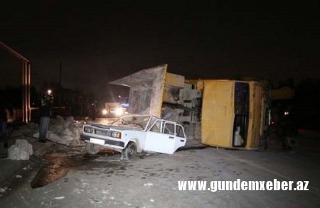 Şamaxıda dəhşətli qəza, ölənlər var