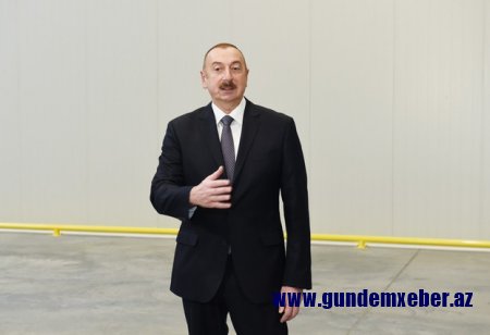 Prezident İlham Əliyev: “Bu ilin 10 ayında qeyri-neft ixracımız 12%, ümumi ixracımız isə 37% artıb"