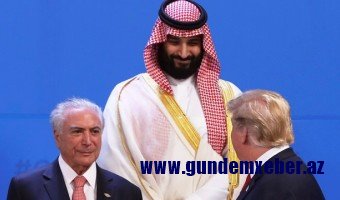 Tramp Səudiyyənin vəliəhd şahzadəsi ilə görüşdü