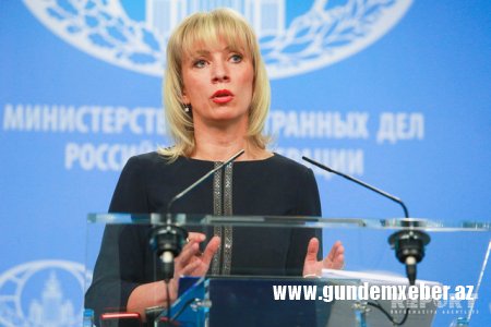 Mariya Zaxarova: "Sergey Lavrov Bakıda Qarabağ münaqişəsini müzakirə edəcək"