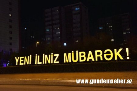 Sumqayıtın Yeni il hazırlığından REPORTAJ