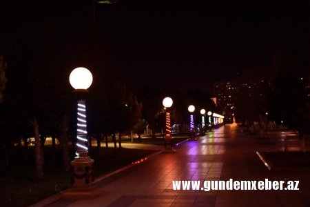 Sumqayıtın Yeni il hazırlığından REPORTAJ