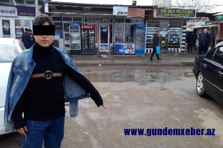 Sabunçuda iki avtomobil qaçıran yeniyetmə saxlanılıb