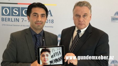 Konqresmen Smit: Prezident Əliyevi Mehman Hüseynovu dərhal və şərtsiz azad etməyə çağırıram