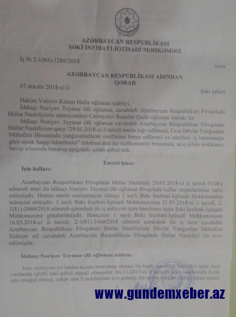 Ucar sakini nədən və kimdən narazılıq edir - Müraciət