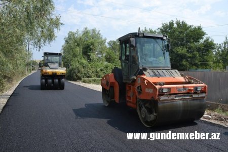 Prezident İlham Əliyev Goranboyda yol tikintisinə 21,3 milyon manat ayırıb