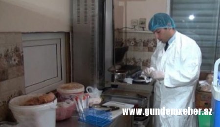 Bakıda 7 tələbənin zəhərləndiyi dönərxanadan iyrənc görüntülər - VİDEO