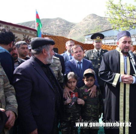 Şəhidin üç mərasimi keçirilib - QAZAXDA