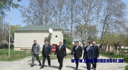 Ağstafa rayon İcra hakimiyyətinin başçısı Nizaməddin Quliyev Tatlı və Köhnəqışlaq kəndlərində oldu 