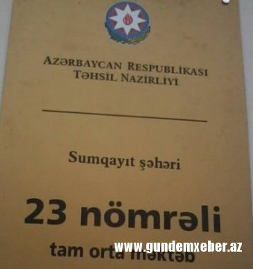 23 saylı məktəbin şagirdi doğdu, uşağı tələf oldu-Sumqayıtda şok olay