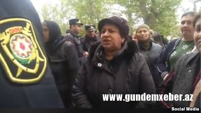Gəncədə etiraz aksiyası keçirilib