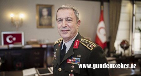 Hulusi Akar Vaşinqtonda azərbaycanlı zabitlə görüşdü — FOTOLAR
