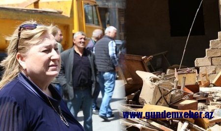 Bakıda bir ailə küçəyə atıldı: - İcazəmiz olmadan evimizi sökdülər