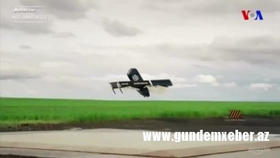 Amazon müştərilərə şifarişləri dronlarla çatdıracaq