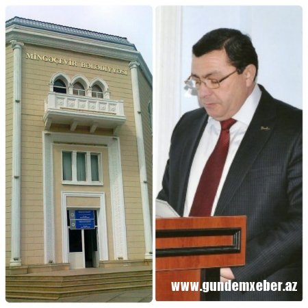Mingəçevir şəhər bələdiyyəsinin sədri Coşqun Abdullayev səkiləri satır…