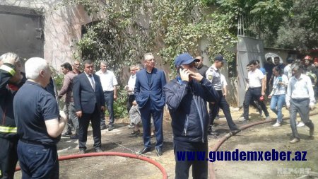 Zığ şosesində baş verən yanğın söndürülüb - FOTO - YENİLƏNİB-4