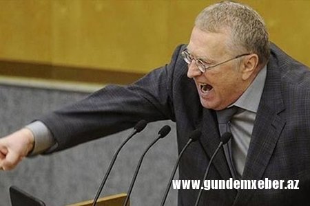 "Körpünü vursa, Ukraynanı məhv edəcəyik" – Jirinovski hədələdi