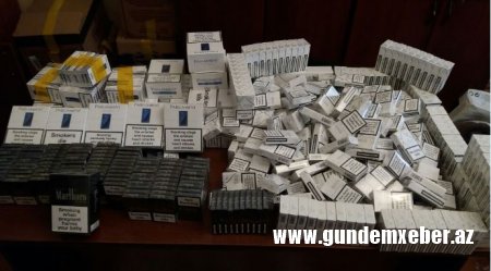 Gömrükçülər külli miqdarda siqaret aşkarladı