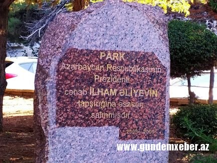 İcra başçısı İlham Əliyevin saldırdığı parkı məhv edib – Bina tikdirir 