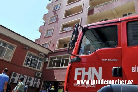 Şabranda əlillərin binası yandı: 7 yaralı