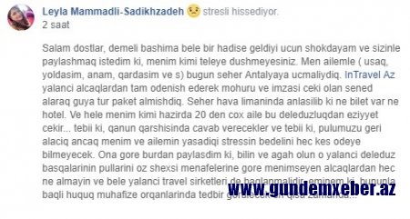 “İntravel” 20-dən çox ailəni aldatdı - FOTO