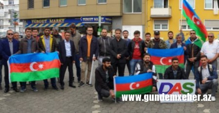 Almaniyada siyasi məhbuslarla bağlı aksiya keçirildi