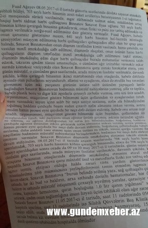 İŞGƏNCƏ İLƏ ÖLDÜRÜLƏN HƏRBİÇİNİN XANIMINDAN ŞOK SÖZLƏR: "Hospitalda tibb bacısı dedi ki, lüt gətirmişdilər..."