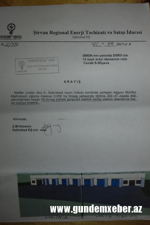 Əmlak komitəsindən növbəti ƏMLAK ÖZBAŞINALIĞI - FOTOLAR 