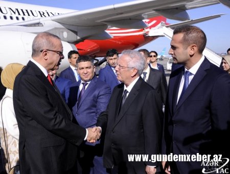 Ərdoğan Azərbaycana gəldi