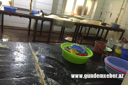 AQTA paytaxtda antisanitar şəraitdə fəaliyyət göstərən bağırsaq emalı müəssisəsi aşkarlayıb