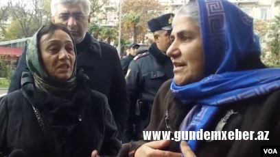 “Tərtər işi” üzrə mühakimə edilənlərin ailə üzvləri aksiya keçirib